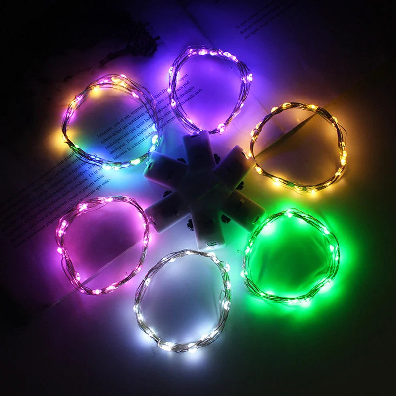 

Fairy Light 50 LED Christmas Light Waterproof Copper Wire String Light for Wedding Garland Party 1M 2M 3M 5M Curtain Light 2021