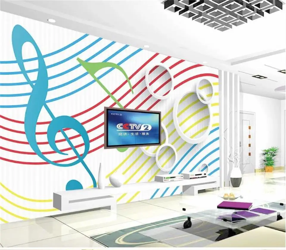 

3d wallpaper photo wallpaper custom living room murals Fashion Simple Notes 3d picture sofa TV backdrop wallpaper for wall 3d