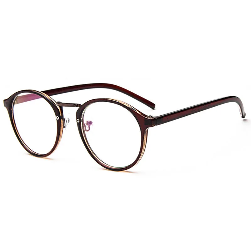 Рецепт прозрачные круглые очки прозрачная рамка женские от близорукости мужские