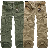 winter camouflage pants men new male casual trousers fitness mens solid multi pocket sweatpants bodybuilding thick tooling