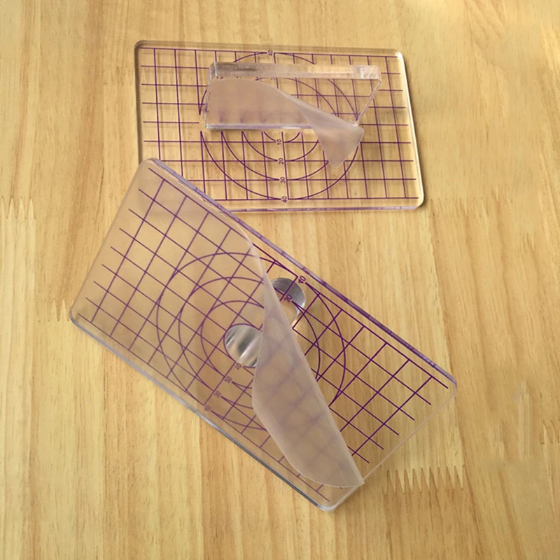 1 шт. Т образный акриловый прозрачный штамп глина для Сверхлегкой глины пластина