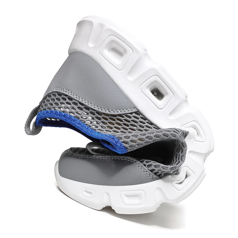 Кроссовки сетчатые для мужчин и женщин супердышащие мягкие удобные Сникерсы без