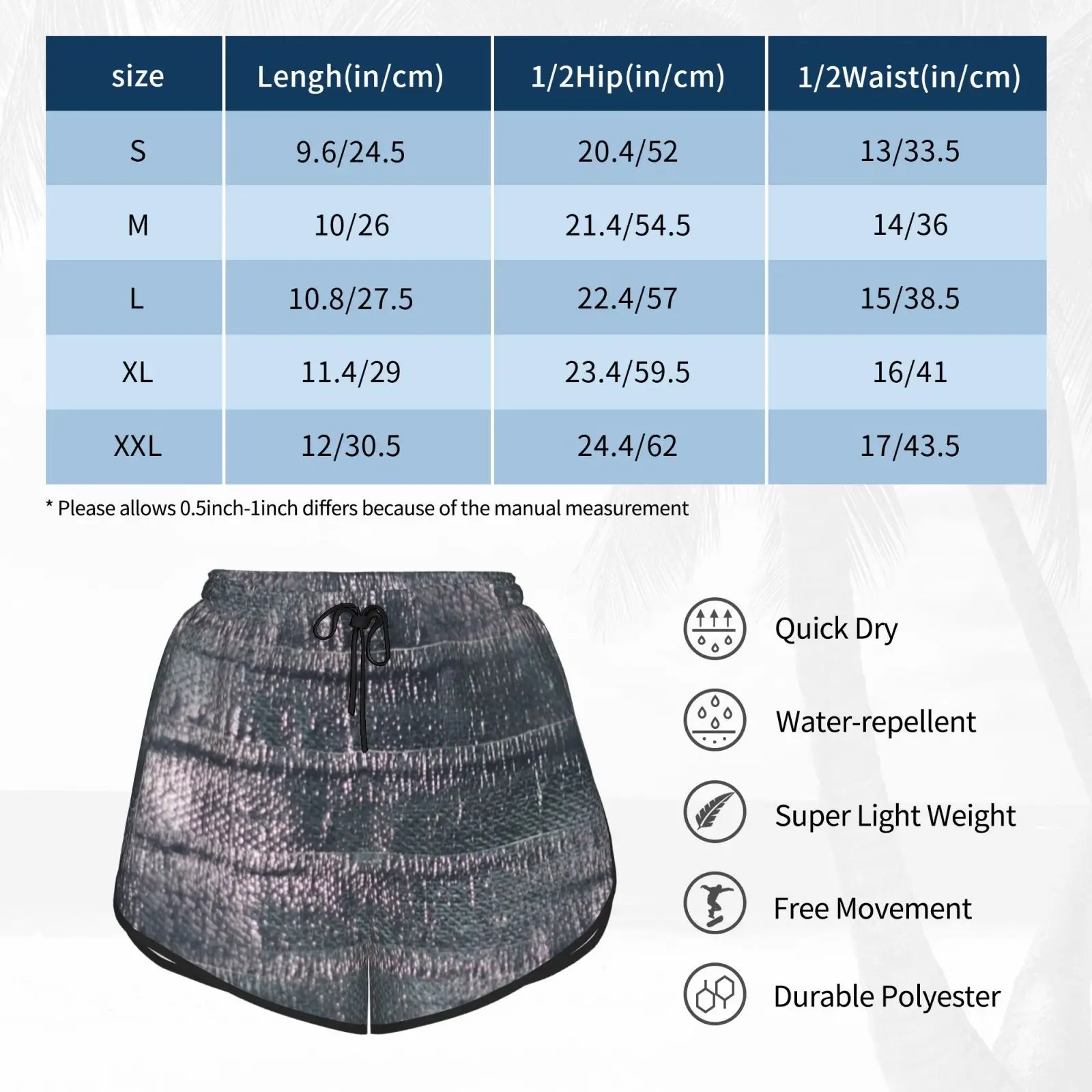 

Make Anything From Duct Tape Swim Shorts Quick Dry Women Beach Short Tape Duct Fix Repair Black Pattern Repeat Funny Duct