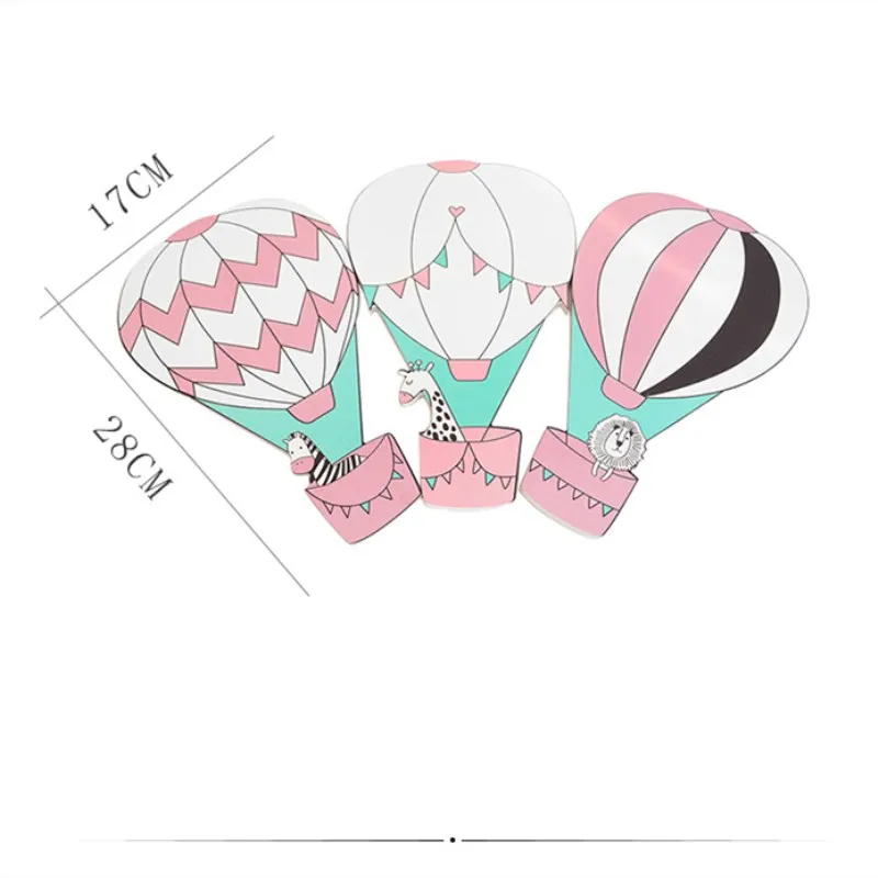 INS скандинавский деревянный воздушный шар украшения настенный стикер украшение