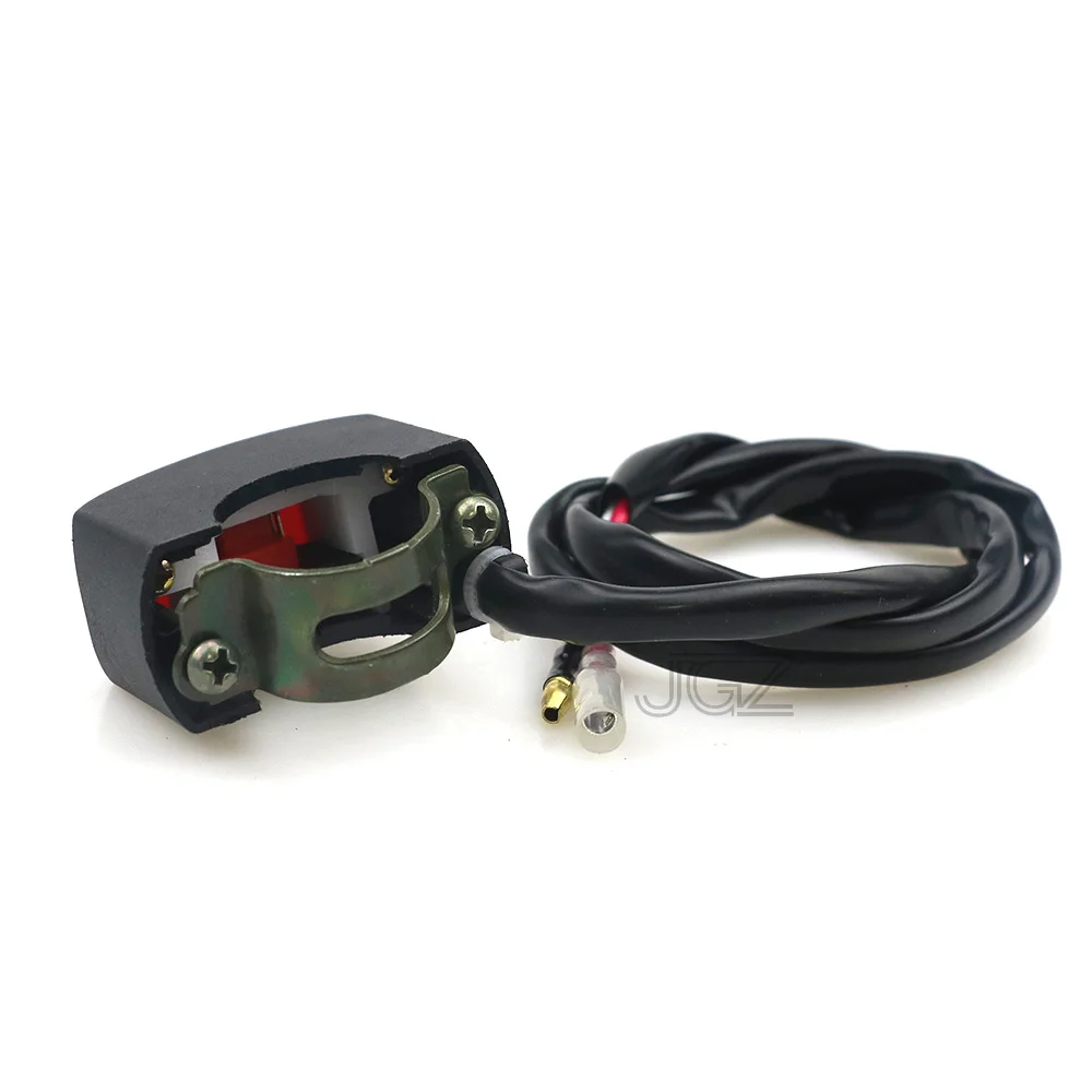 22 мм МОТОЦИКЛ Переключатель ВКЛ-ВЫКЛ Кнопка руль переключатели 12V ATV электронный скутер мотоцикл велосипед Пуля разъем Запчасти