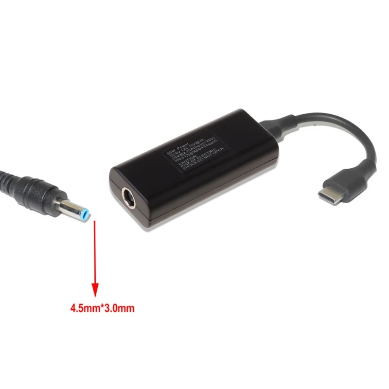 

45W 65W Mini Power Supply DC Adapter Charger Connector USB Type C Converter for Laptop PC Computer Accessories