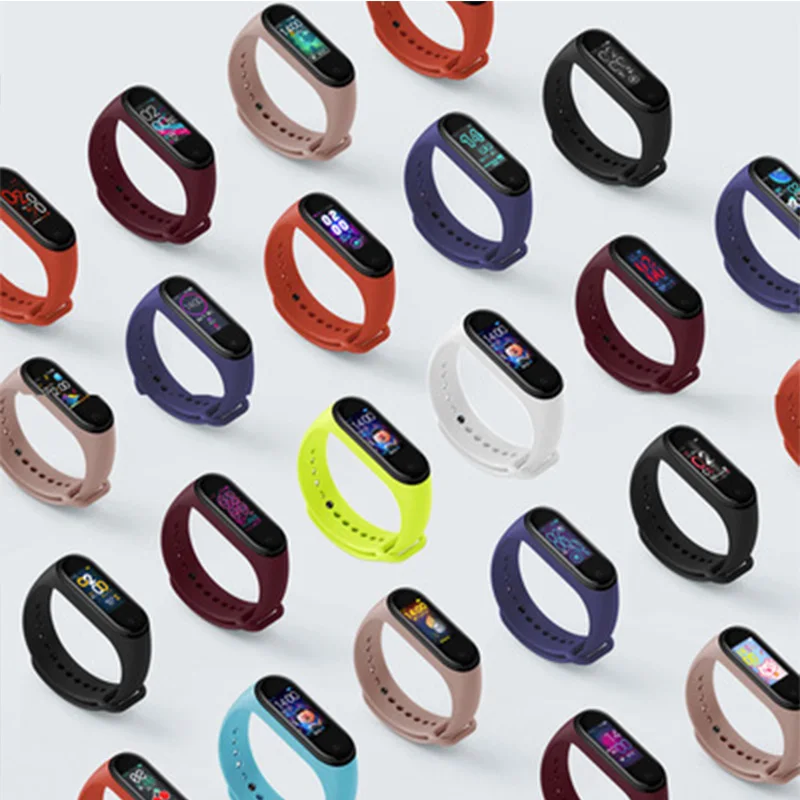Ремешок для часов Xiaomi Mi Band 4 3 цветной сменный Браслет смарт mi Band|Ремешки часов| |