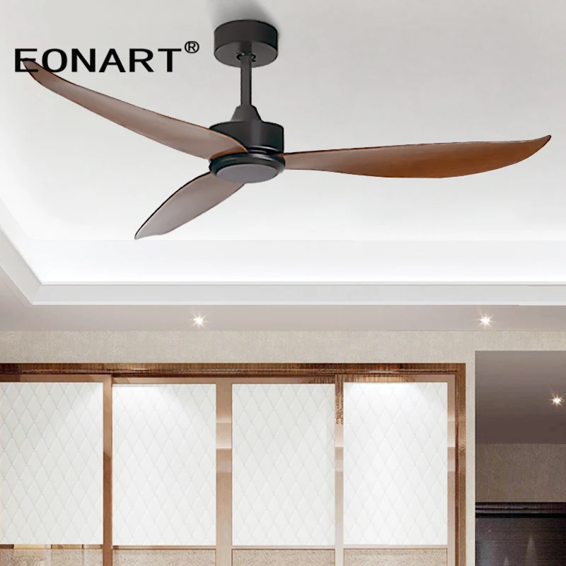 Модные потолочные вентиляторы с пластиковым лезвием 52 дюйма без ламп украшение