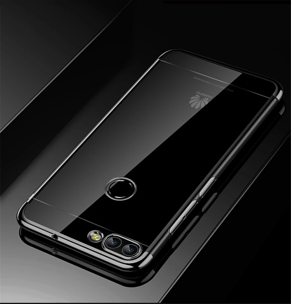 Huawei P Smart чехол, прозрачное покрытие, Мягкая силиконовая задняя крышка для huawei P Smart Plus P Smart Z Phone Coque