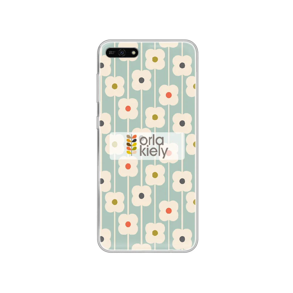 

fashion Flowers Brand orla--kiely Phone Case hull For HUAWEI honor mate 8 9 10 20 30 A S X i pro lite transparent hoesjes 3D