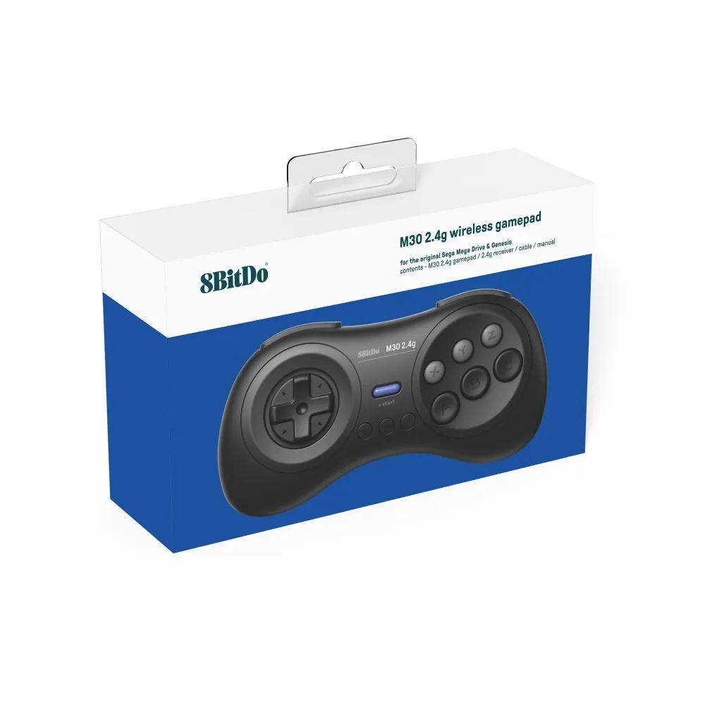 8BitDo M30 2.4G Wireless Gamepad Controller for the Original Sega Genesis and Mega Drive - | Электроника