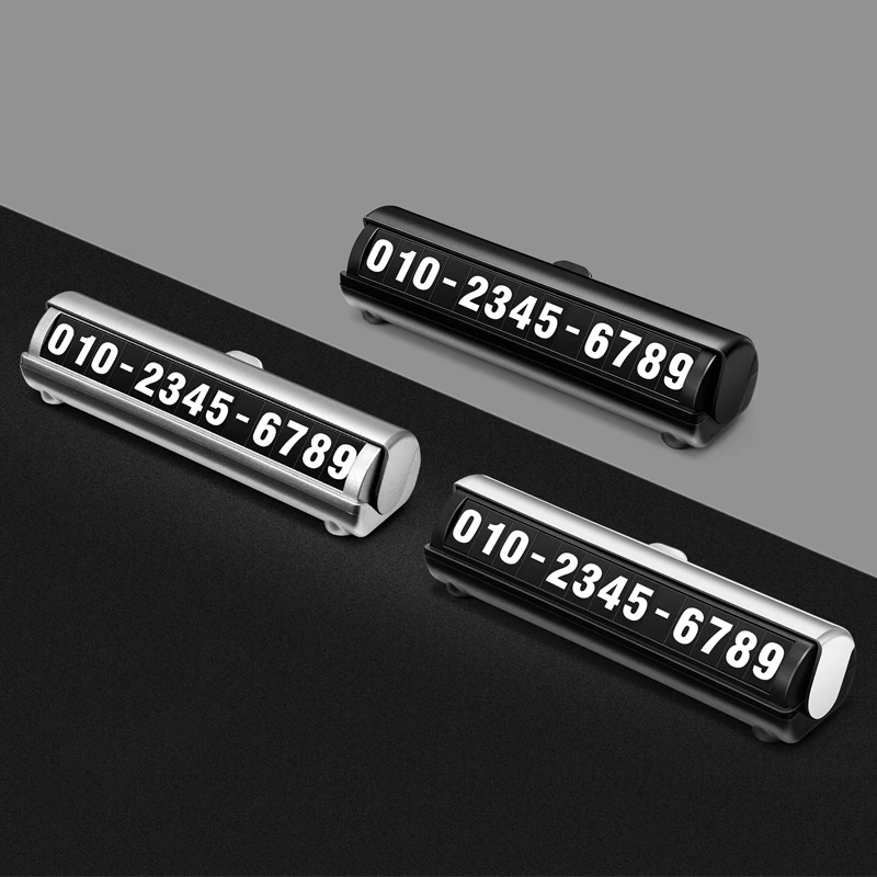 Карта для парковки автомобиля светящийся номерной знак телефона наклейки