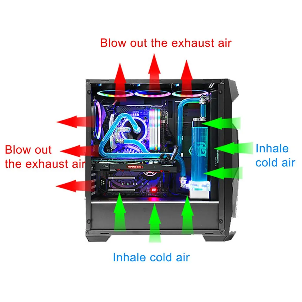 RGB-вентилятор для чехла ПК вентилятор охлаждения компьютера 15 светильник льников