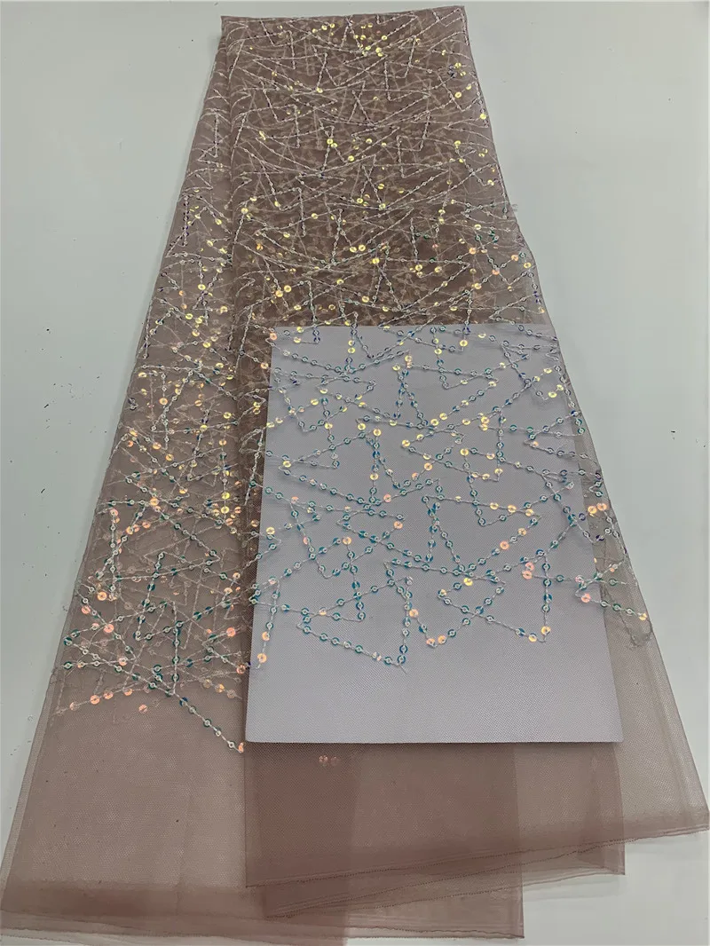 

Африканские блестки, кружевная ткань 2021, Высококачественная вышивка, французское женское платье для свадебной вечеринки Sewin