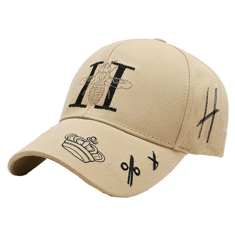 

Men Spring Cotton Baseball Cap Women Autumn Adjustable Casual Sun Hat Golf Visor Trucker Gorra Letter Embroidery