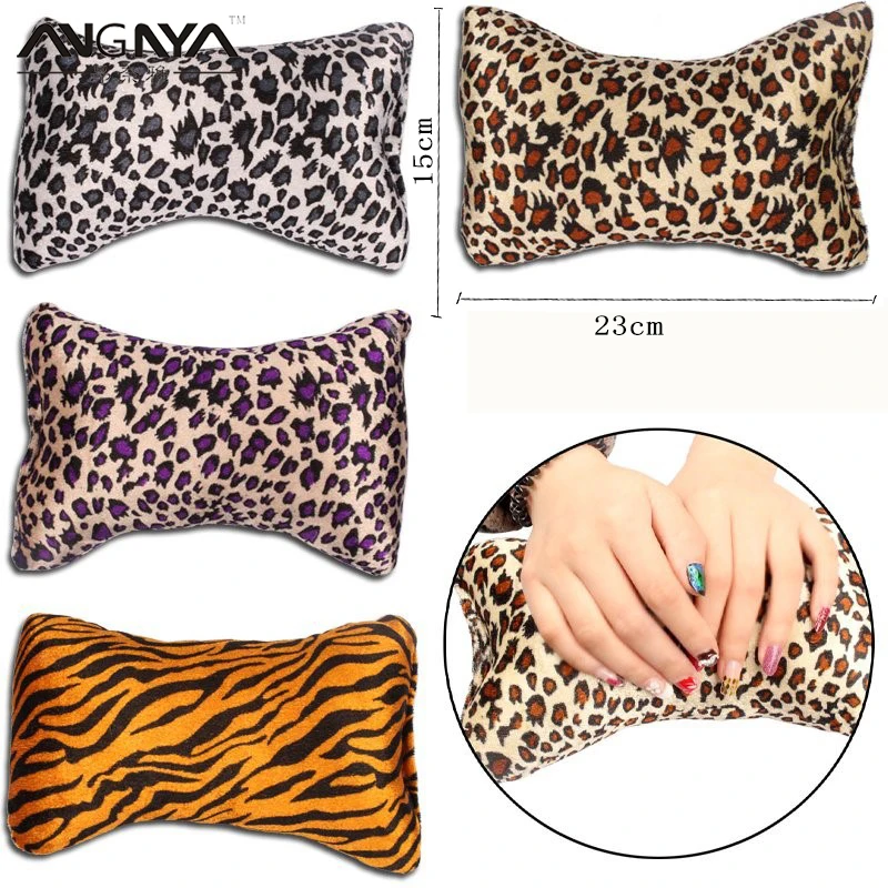 1 шт. профессиональная подушка для рук ANGNYA с леопардовым принтом ногтевого