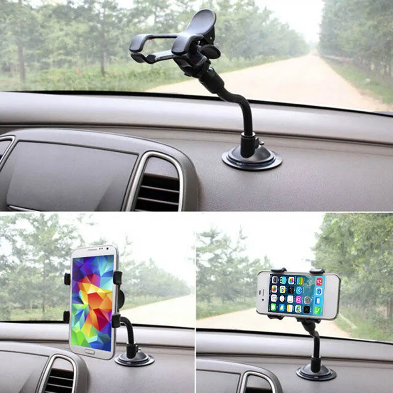 

Mobile Phone Holder Windshield Sucker Mount Bracket Clip Holder For iPhone 12 GPS Xiaomi Huawei Car Interior Accessories Stand
