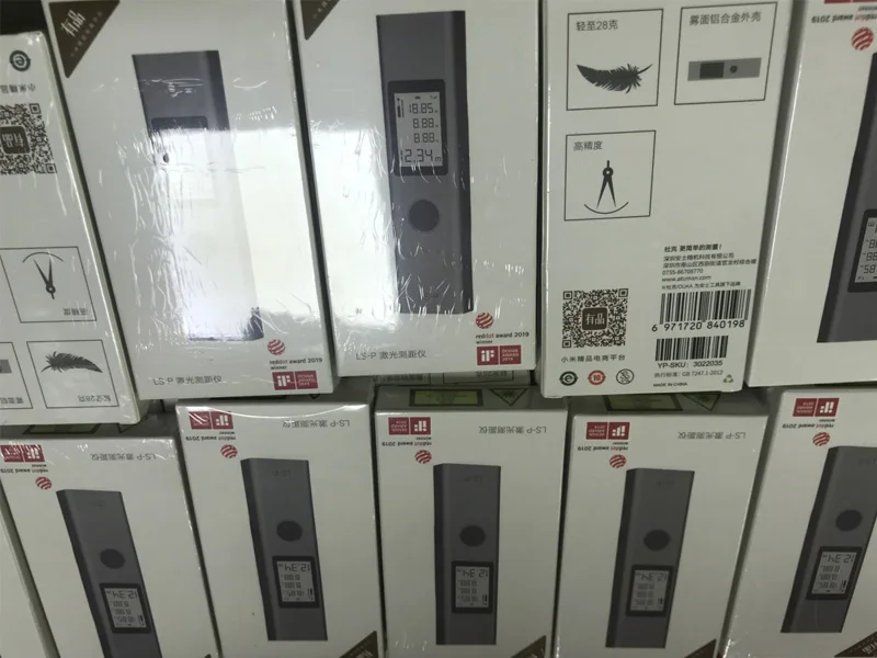 Xiaomi Tuka лазерный дальномер 40 м LS-P/LS-1S Портативный USB зарядное устройство высокая точность измерения лазерный дальномер руководство на английском языке