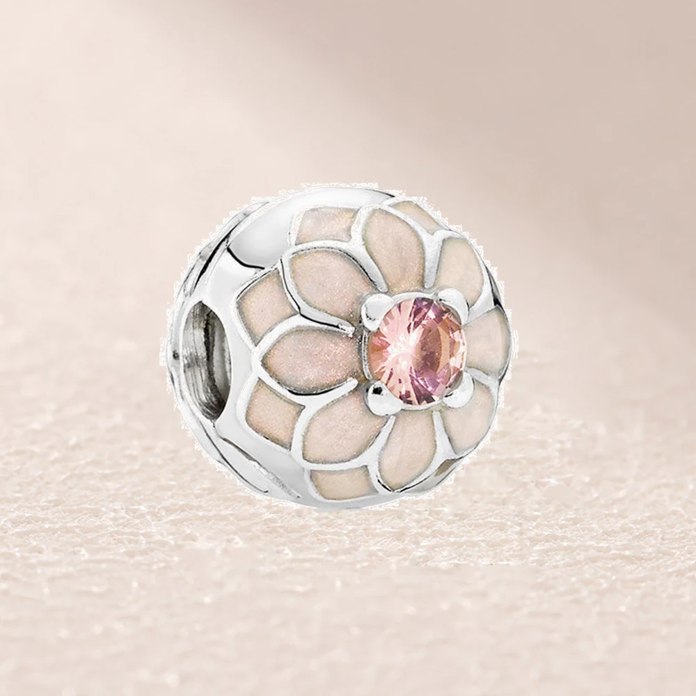 

791828NBP Blooming Dahlia Clip, Cream Enamel 791828NBP