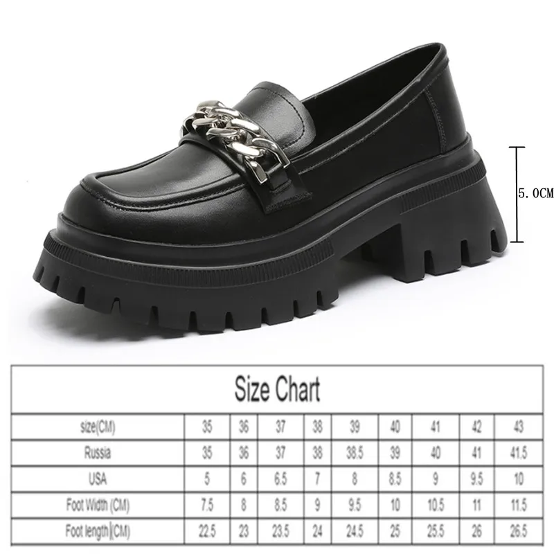 

AIYUQI Loafers Women Platform 2021 New Autumn Genuine Leather Increased Women's High heel Shoes Wild Horsebit British Style Girl