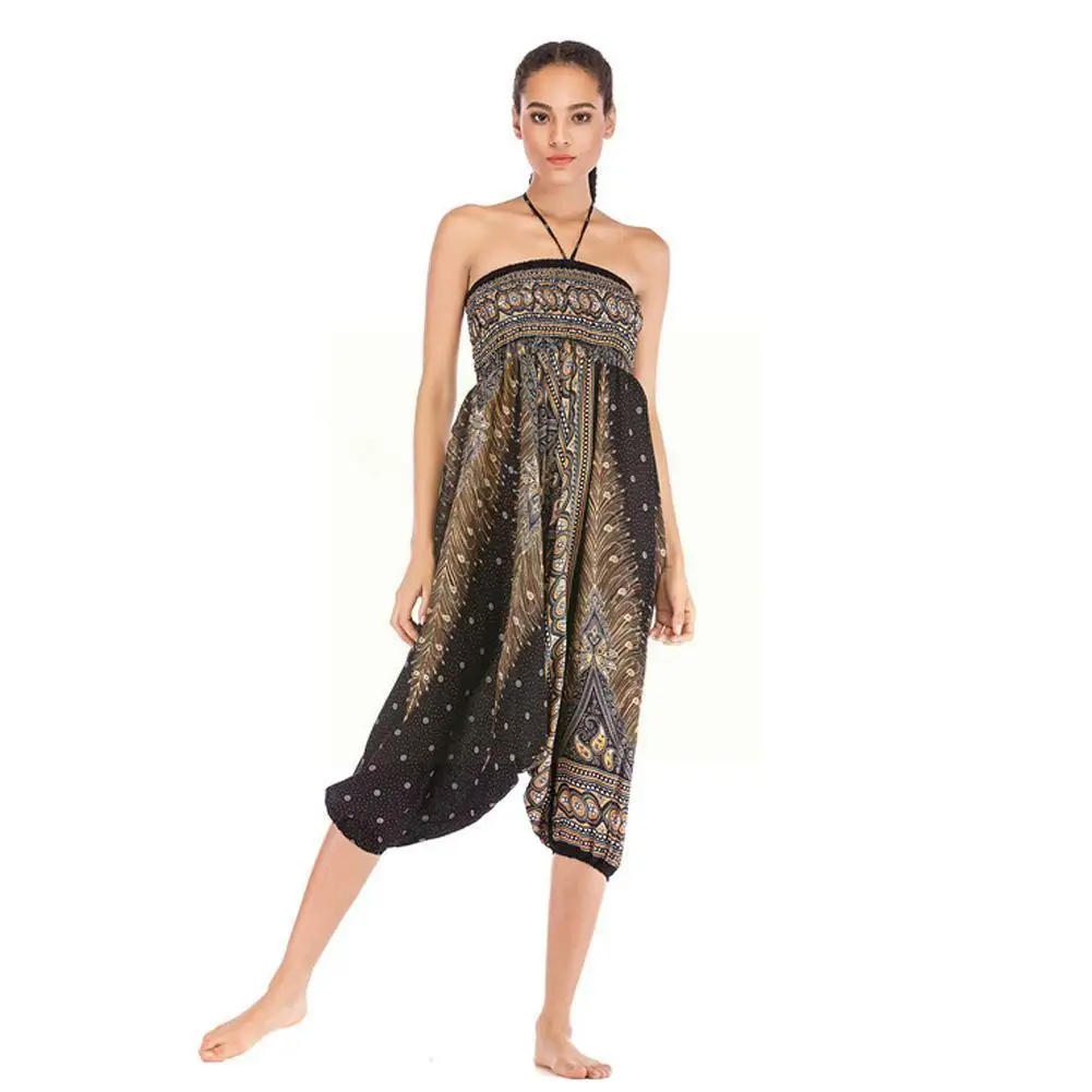 

Vrouwen Print Casual Mode Jumpsuit Broek Zomer Comfortabele Lange Pant Broek Harembroek Yoga Women Clothing Popular C3e1