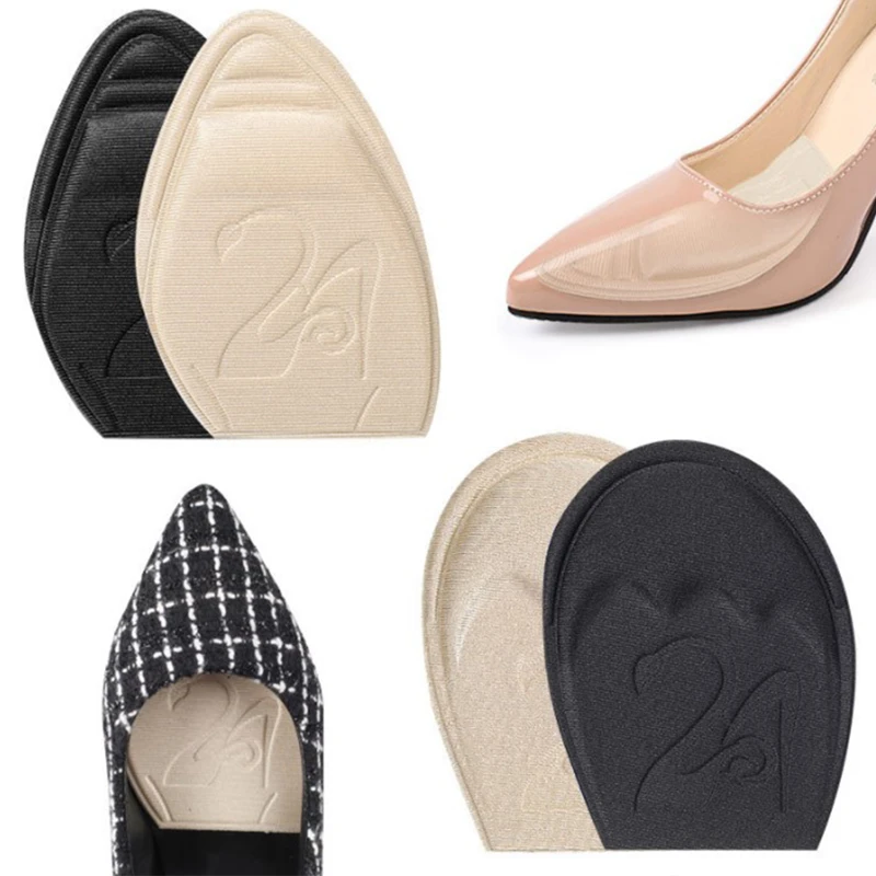 

1Pair Forefoot Insoles Shoes Sponge Pads High Heel Soft Insert Anti-Slip Foot Protection Pain Relief Women Shoes Insert Insoles