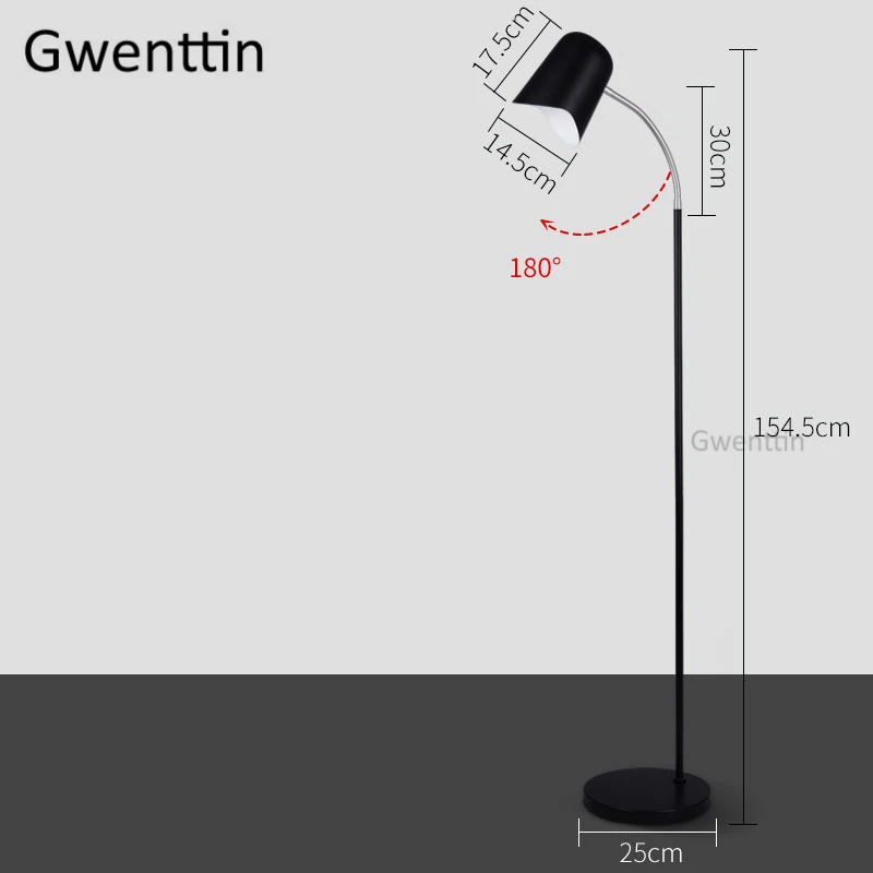 Современный Регулируемый напольный светильник светодиодная настольная лампа