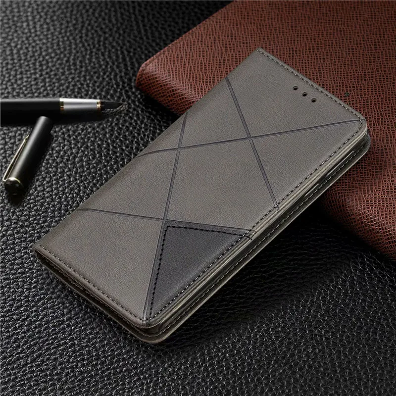 6 цветов роскошный модный геометрический бизнес Магнитный чехол для Nokia 2,2 3,2 1plus 4,2 6,2 7,2 чехол с флип-стойкой