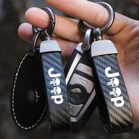 car keychain key holder keyring key chains lanyard for keys car sticker for jeep grand cherokee renegade wrangler