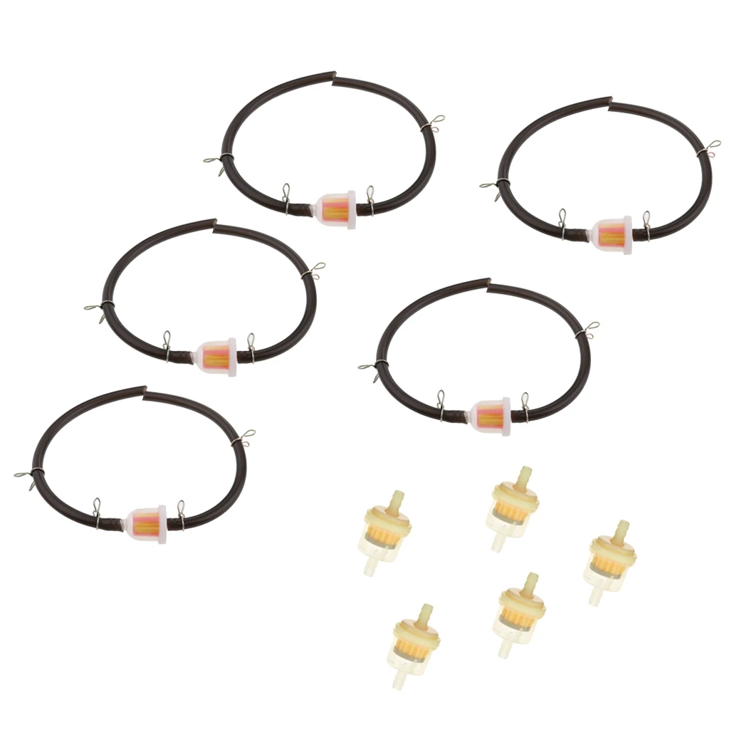 MagiDeal 10X 47 49cc мини газовый шланг линия топливный фильтр комплект для грязи