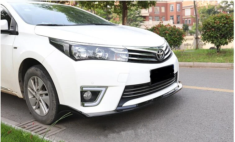 Для Toyota Corolla Body kit спойлер 2014 2016 для ABS задний передний бампер диффузор защитные