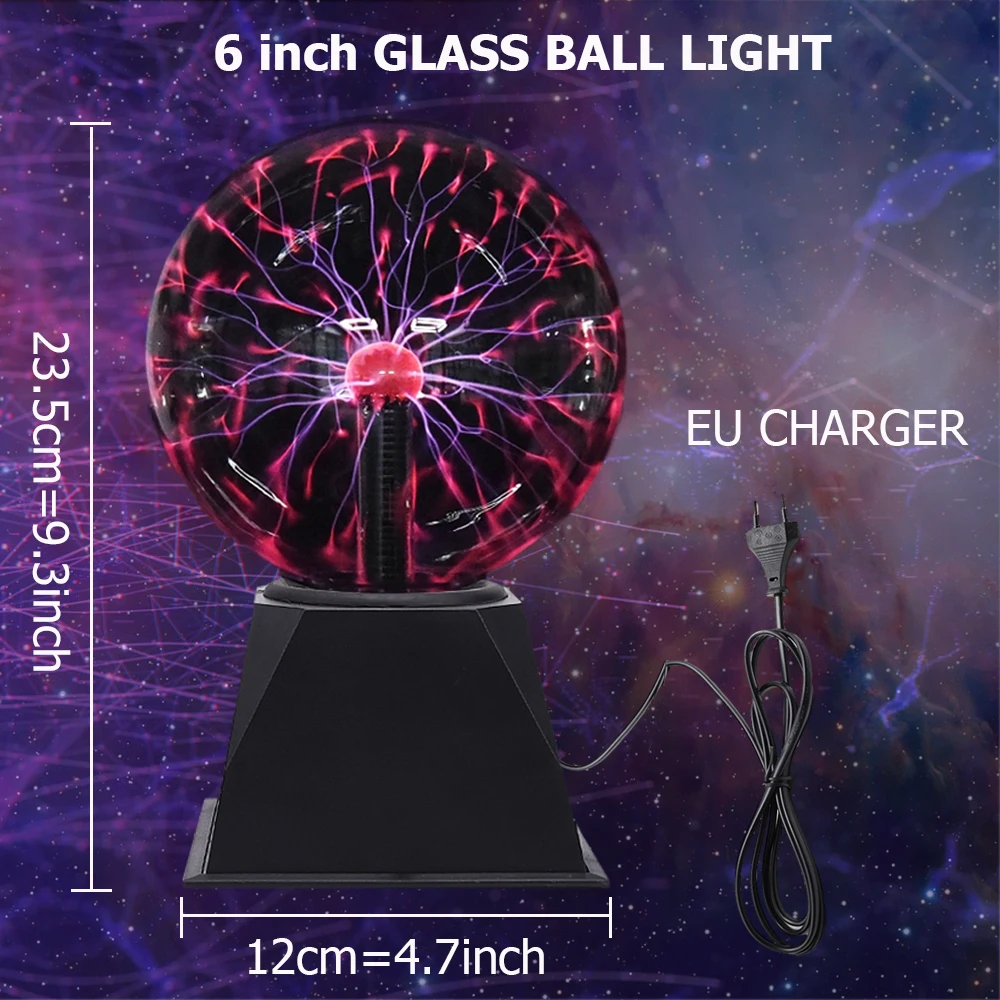 Магический плазменный шар лампы Новинка Светодиодный ночной Светильник для
