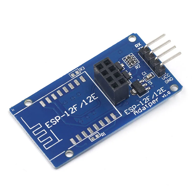 Модуль беспроводного адаптера ESP8266 Φ/12E Serial WiFi 3 В 5 Esp01 разрывная версия