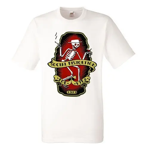 Новая белая футболка Social Distortion Por Vida с принтом фрукты ткацкого станка всех