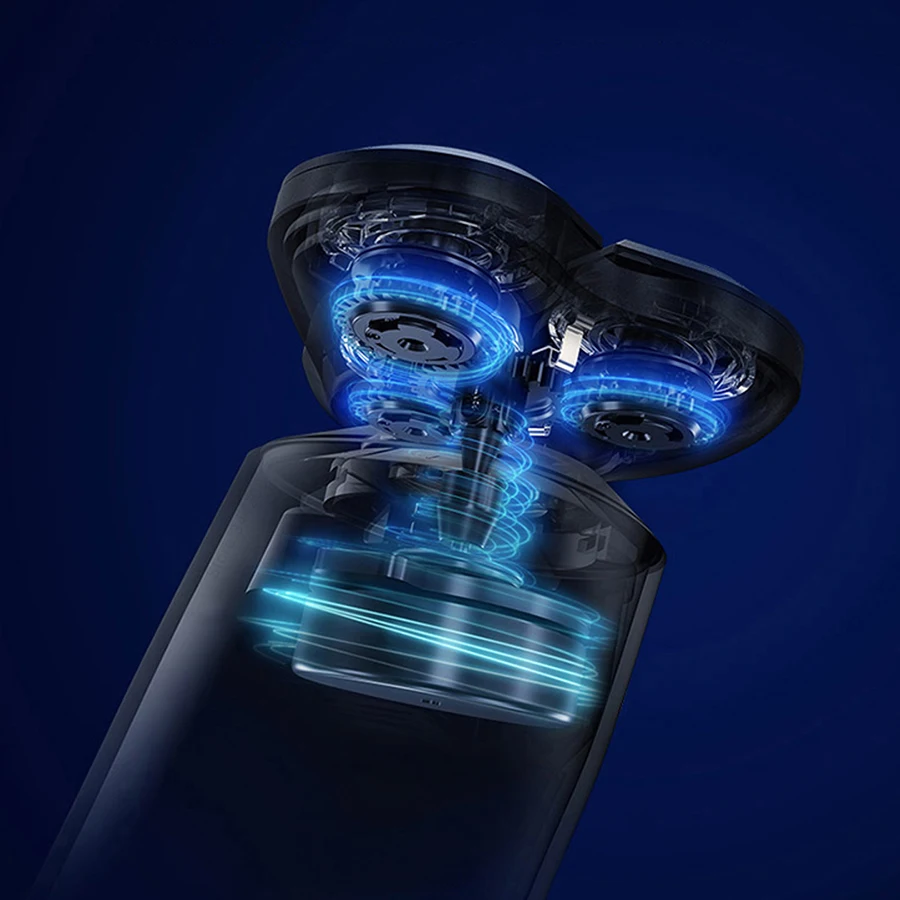 XIAOMI MIJIA портативная электробритва S700 умная Гибкая Бритва для бороды мужской