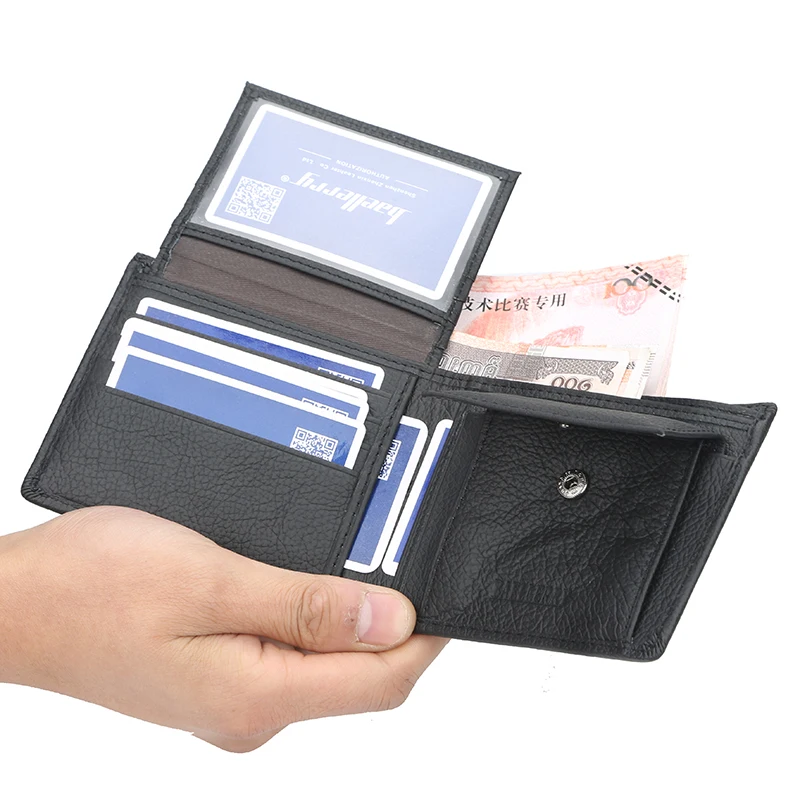 

Wallet for men brief paragraph real cowhide card wallet recreation bag Commercial package dollars wallet money clip fashion