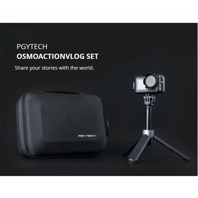 Набор для съемки PGYTECH Vlog DJI OSMO Action-PGYTECH чехол переноски экшн-камеры удлинитель