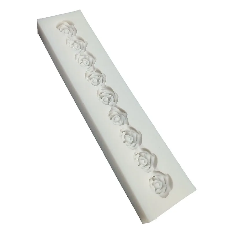 

Silicone mold for flower chain turning sugar DIY candy cake edge decoration Kitchen Baking tools