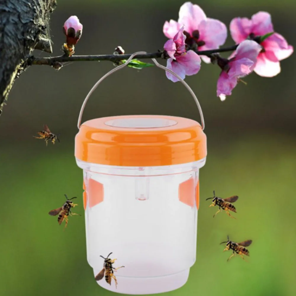 

Eco-friendly Solar Powered Outdoor Wasp Traps Outdoor Fly Traps for Wasps, Insects, Fruit Fly