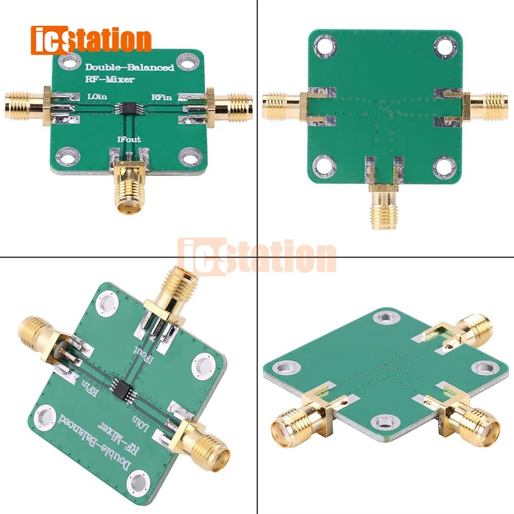 Microwave Radio Frequency Dual Balanced RF Mixer Frequency Transducer RFin=1.5-4.5GHz RFout=DC-1.5GHz LO=312