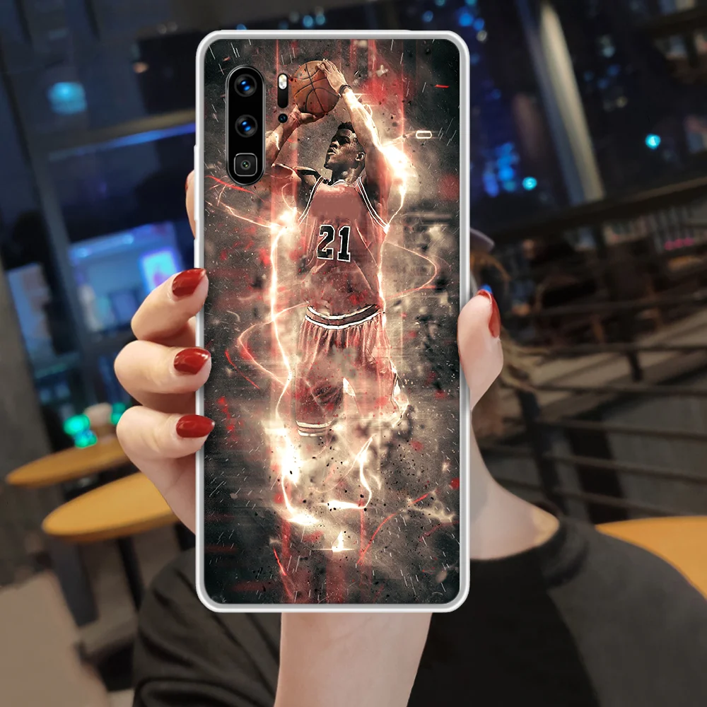 

Jimmy Butler basketball player Phone Case hull For HUAWEI p 8 9 10 20 30 40 smart Lite 2017 19 Pro Z transparent bumper silicone