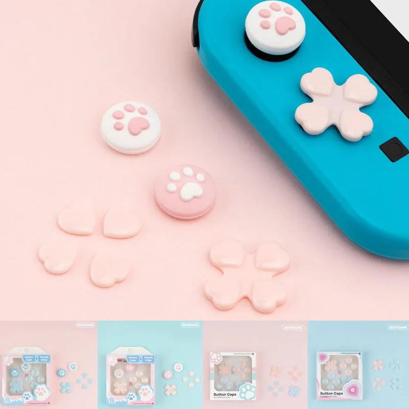 

Наклейка для ключей, для Nintendo Switch NS Joy-con, D-pad Move Cross Direction ABXY X, джойстик для пальца дюйма