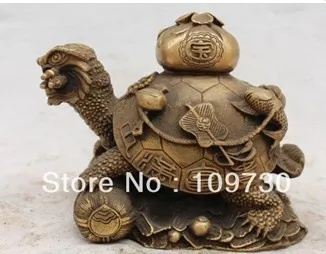 Бир 001003 китайского бронзового долгий срок службы дракон черепаха животных в