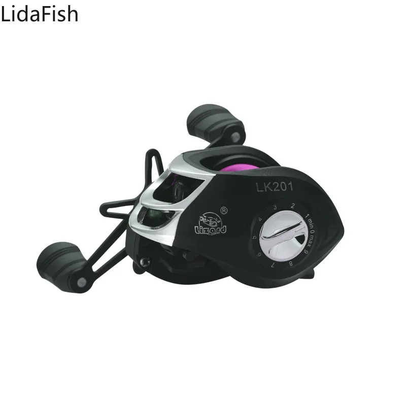 

Lidafish New Baitcasting Reel Magnetic Brake System Fishing Reel 7.2:1 Gear Ratio 8KG Max Drag SaltWater Fishing Wheel