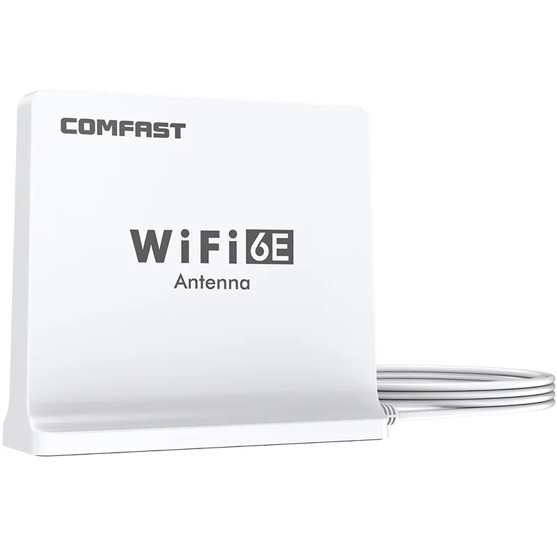 

Comfast High Gain Extended 5dBi Tri band Antenna 1.5M Extension base SMA Connector for 802.11AX Wifi 6E Router/Network Card