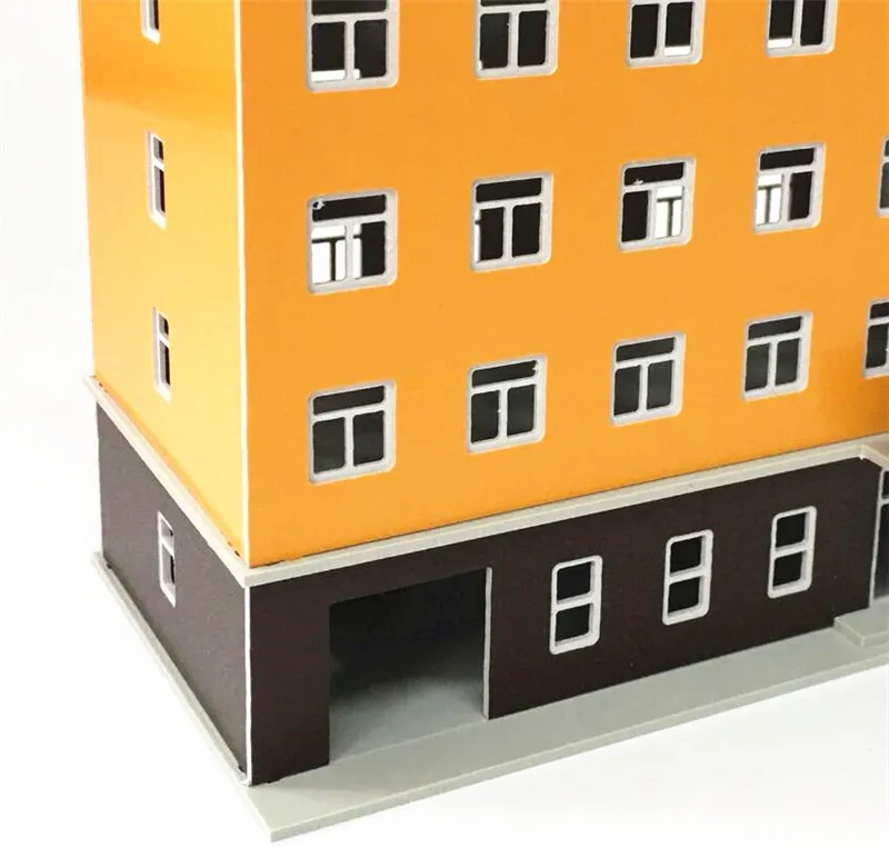 1:144 Homestay Hotel Outland Building Model N Scale 4 Story Scene | Дом и сад