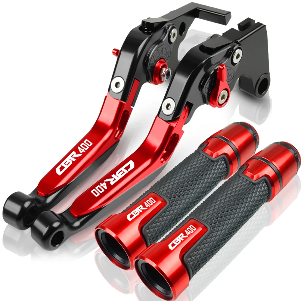 

Motorcycle Aluminum For HONDA CBR400 NC23 NC29 CBR 400 1986-1994 1993 1992 Folding Adjustable Brakes Clutch Lever Handbar Grip