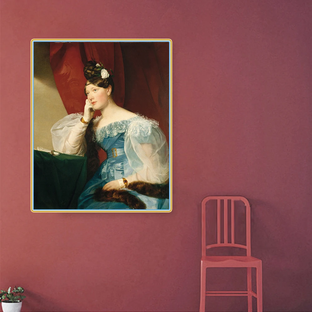 Цитон холст искусство Масляная живопись Фридрих фон амерлинг Julie Джули война Poster