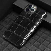 langsidi original luxury crocodile leather case for iphone 12 pro max 11 13 pro max xs max xr 8 plus 7 genuine leather covers
