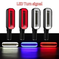 motorcycle led turn signals drl universal 2 in 1 blinker tail lamp flasher built relay led turn signals m10 waterproof 12led